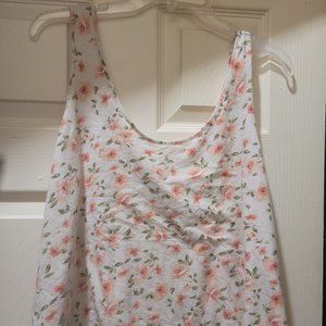 Womens Floral Crop Top